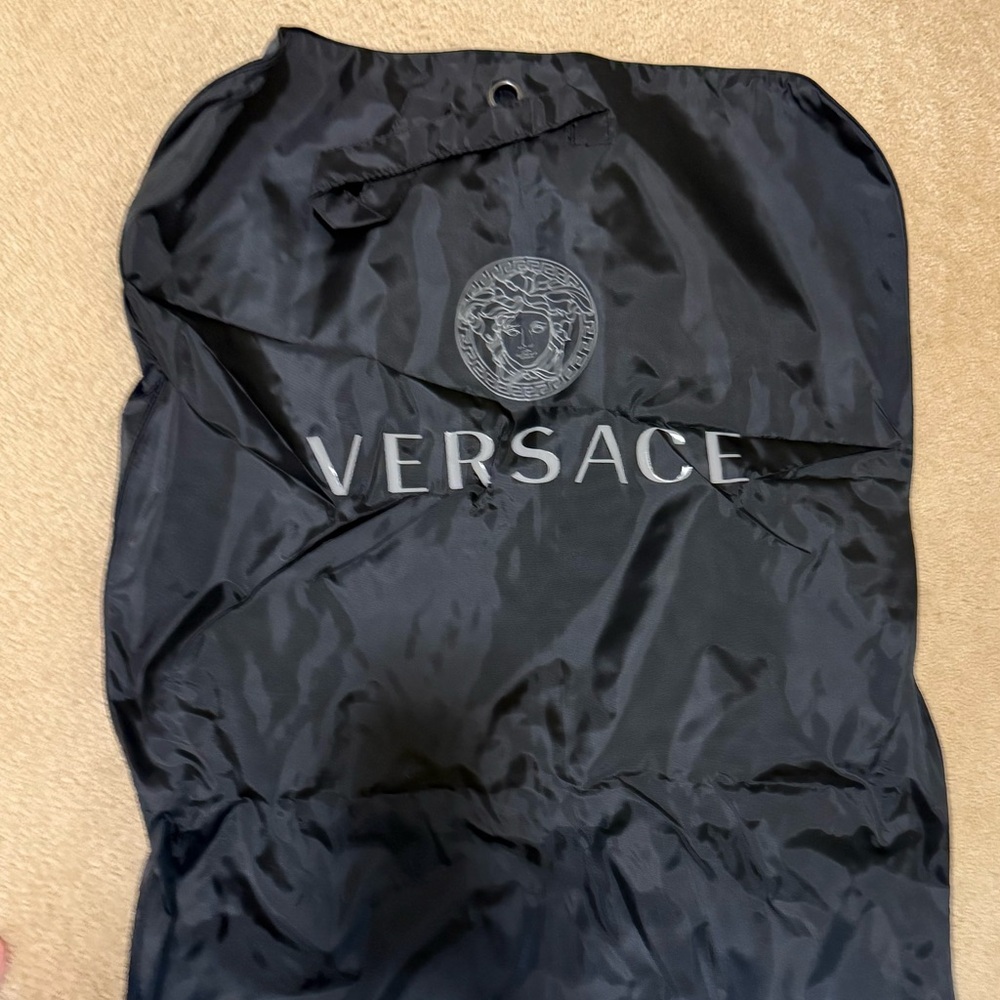 New! Versace Long Black Garment Bag - Picture 2 of 4